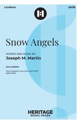 Snow Angels SATB choral sheet music cover